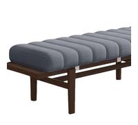 Générique Coussin pour Banc D'IntéRieur AntidéRapant Coussin De SièGe avec Housse Amovible, Coussins De SièGe De FenêTre pour Les Baies VitréEs, Fauteuils,Terrasses,Dark Gray,35x100cm