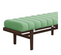 Générique Coussin pour Banc D'IntéRieur AntidéRapant Coussin De SièGe avec Housse Amovible, Coussins De SièGe De FenêTre pour Les Baies VitréEs, Fauteuils,Terrasses,Vert,40x115cm