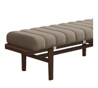 Générique Coussin pour Banc D'IntéRieur AntidéRapant Coussin De SièGe avec Housse Amovible, Coussins De SièGe De FenêTre pour Les Baies VitréEs, Fauteuils,Terrasses,Beige,30x150cm