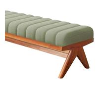Générique Coussin pour Banc D'IntéRieur, Banc 120x40 80x40 150x40, 4,5cm D'éPaisseur Coussin De Banc, Coussin en Velours Baie VitréE, Coussin Rectangulaire pour Banc 2/3 Places,Matcha Green,45x85cm