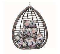 Générique Coussin pour Chaise Suspendue avec Appui-tête - Galette De Siège en Polyester Doux - Coussin De Rechange Universel pour Balancelles Et Chaises À Bascule en Rotin (Chaise Non Incluse)