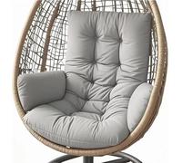 Générique Coussin pour Fauteuil Suspendu,Fauteuil Oeuf Suspendu, pour balancelle Suspendue, Panier Suspendu, Coussin de siège, Lavable, pour Chaise à Bascule, Gris foncé