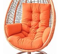 Générique Coussin pour Fauteuil Suspendu,Fauteuil Oeuf Suspendu, pour balancelle Suspendue, Panier Suspendu, Coussin de siège, Lavable, pour Chaise à Bascule, Gris foncé