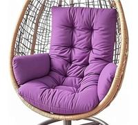 Générique Coussin pour Fauteuil Suspendu,Fauteuil Oeuf Suspendu, pour balancelle Suspendue, Panier Suspendu, Coussin de siège, Lavable, pour Chaise à Bascule, Gris foncé