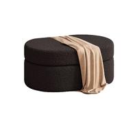 Générique Coussin Rectangulaire Rembourré for Couverture De Poitrine, Siège en Mousse Plus Épaisse, Petit Banc Ottoman Rangement Cuir(Color1)