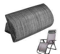 Générique Coussin Repose Tete, 37x17cm Coussin De Chaise Longue, Oreiller De Soutien des La Nuque, Oreiller des Chaise Longue Ergonomique Amovible, Soutien La Tête Et La Nuque