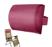 Générique Coussin Repose Tete - Appuie-Tête Réglable avec Bande Élastique | Oreiller De Chaise Longue Ergonomique Amovible Confortable pour Chaises Pliantes D'extérieur Jardin Plage