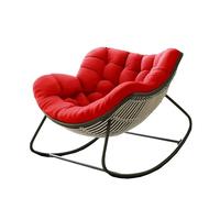 Générique Coussin Surdimensionné pour Fauteuil Œuf D'intérieur/extérieur, Épais Et Imperméable, avec Sangles Antidérapantes pour Papasan, Terrasse, Balcon Ou Jardin. Fauteuil Non Inclus