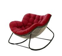 Générique Coussin Surdimensionné pour Fauteuil Œuf D'intérieur/extérieur, Épais Et Imperméable, avec Sangles Antidérapantes pour Papasan, Terrasse, Balcon Ou Jardin. Fauteuil Non Inclus