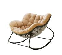Générique Coussin Surdimensionné pour Fauteuil Œuf D'intérieur/extérieur, Épais Et Imperméable, avec Sangles Antidérapantes pour Papasan, Terrasse, Balcon Ou Jardin. Fauteuil Non Inclus