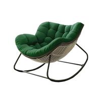 Générique Coussin Surdimensionné pour Fauteuil Œuf D'intérieur/extérieur, Épais Et Imperméable, avec Sangles Antidérapantes pour Papasan, Terrasse, Balcon Ou Jardin. Fauteuil Non Inclus