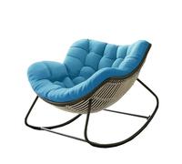 Générique Coussin Surdimensionné pour Fauteuil Œuf D'intérieur/extérieur, Épais Et Imperméable, avec Sangles Antidérapantes pour Papasan, Terrasse, Balcon Ou Jardin. Fauteuil Non Inclus