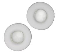 Générique Coussinet De Remplacement pour Casque Audio Manchons De Casque À La Mode Isolation du Bruit Remplacement des Coussinets Usés 1 Paire Blanc 3.54 X 3.54 X 0.79 in