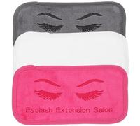 Générique Coussinet Frontal en Tissu 3pcs pour Extensions de Cils avec Forme Ergonomique, Maintien Stable pour Salon de Beauté et Soins à Domicile