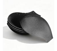 Générique Coussinet Mousse Perforée Noir Lot de 4 pour sous-Vêtements Homme, Coques Intégrées, Léger et Respirant, pour Slips, Natation et Protection Fuites Urinaires