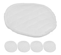 Générique Coussinets Apaisants pour Mamelons en Coton 12 Couches Réutilisables 10pcs Absorbants et Lavables pour Allaitement et Grossesse Blancs