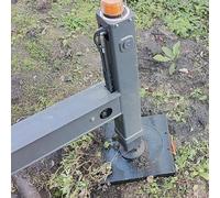 Générique Coussinets de Base empilables avec poignée, pour stabiliser Voiture, Camion et remorque sur Surfaces irrégulières, Largeur 30-70 cm, 40 x 40 x 6 cm
