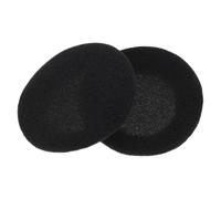 Générique Coussinets de Casque Audio Ronds 50mm en Mousse Souple Noire, 2pcs, Isolation Phonique et Résistance la Déformation pour Écouteurs de Musique et Gaming