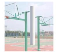 Générique Coussinets De Poteau Basket-Ball, Patchs Souples Cylindriques D'extérieur Faciles À Entretenir, for École, Garage, Maternelle, Maison(White,Dia 16.5cm)