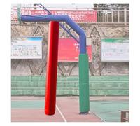 Générique Coussinets De Poteau Basket-Ball, Rembourrage Extérieur Doux, Épaisseur 2 Cm, Amovibles, for École, Garage, Terrains Tennis, Maternelle(Red,Dia 11.4cm)