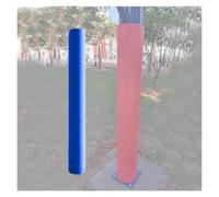Générique Coussinets De Protection for Poteau De Basket-Ball,Patchs Souples Cylindriques Amovibles De 2 Cm D'épaisseur,for Garage De Maternelle(Blue,Dia 14cm)