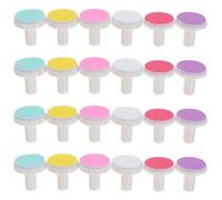 Générique Coussinets Lime à Ongles Électrique Remplacement Sûr 24 Pièces Papier Abrasif Doux Protège Peau et Ongles Délicats pour Bébé pour Pédicure Électrique