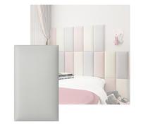Générique Coussinets muraux Auto-adhésifs, Panneaux de tête de lit rembourrés fixés au Mur, for décoration de Salle de Jeux ou de Chambre d'enfant, Rembourrage sûr(Color 1,40x40cm-3 Set)