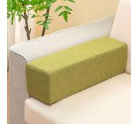 Générique Coussins D'accoudoirs De Canapé Oblongs, Extensions De Matelas en Mousse, Coussins Lombaires pour Fauteuils, Oreillers De Soutien De Nuque Amovibles, Têtes De Lit,Vert,200x15x15cm