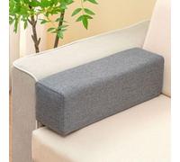 Générique Coussins D'accoudoirs De Canapé Oblongs, Extensions De Matelas en Mousse, Coussins Lombaires pour Fauteuils, Oreillers De Soutien De Nuque Amovibles, Têtes De Lit,Dark Gray,200x20x20cm