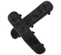 Générique Coussins D'accoudoirs en Velours Cristal Noir Confortables et Faciles à Installer Protection pour Accoudoirs de Chaise Gaming pour Chaise de Jeu