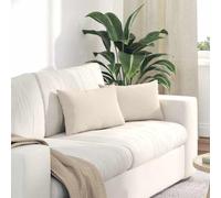 Générique Coussins de canapé 2 pcs Beige 50 x 30 cm Tissu,Maison & Jardin,Décorations,Coussins de chaises & canapés,Beige,1.56 KG,42013644
