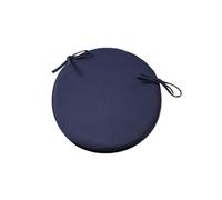 Générique Coussins de Chaise de bistrot Ronds pour l'extérieur avec Attaches de Fixation - Coussins d'assise Moelleux et Confortables, universels pour Maison, Jardin, Balcon, Bureau, véranda, pelouse