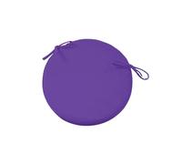 Générique Coussins de Chaise de bistrot Ronds pour l'extérieur avec Attaches de Fixation - Coussins d'assise Moelleux et Confortables, universels pour Maison, Jardin, Balcon, Bureau, véranda, pelouse