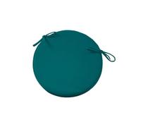 Générique Coussins de Chaise de bistrot Ronds pour l'extérieur avec Attaches de Fixation - Coussins d'assise Moelleux et Confortables, universels pour Maison, Jardin, Balcon, Bureau, véranda, pelouse