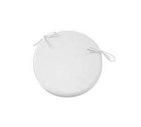 Générique Coussins de Chaise de bistrot Ronds pour l'extérieur avec Attaches de Fixation - Coussins d'assise Moelleux et Confortables, universels pour Maison, Jardin, Balcon, Bureau, véranda, pelouse