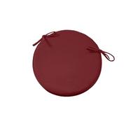 Générique Coussins de Chaise de bistrot Ronds pour l'extérieur avec Attaches de Fixation - Coussins d'assise Moelleux et Confortables, universels pour Maison, Jardin, Balcon, Bureau, véranda, pelouse