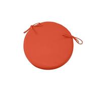 Générique Coussins de Chaise de bistrot Ronds pour l'extérieur avec Attaches de Fixation - Coussins d'assise Moelleux et Confortables, universels pour Maison, Jardin, Balcon, Bureau, véranda, pelouse