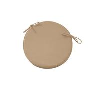Générique Coussins de Chaise de bistrot Ronds pour l'extérieur avec Attaches de Fixation - Coussins d'assise Moelleux et Confortables, universels pour Maison, Jardin, Balcon, Bureau, véranda, pelouse