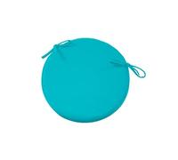 Générique Coussins de Chaise de bistrot Ronds pour l'extérieur avec Attaches de Fixation - Coussins d'assise Moelleux et Confortables, universels pour Maison, Jardin, Balcon, Bureau, véranda, pelouse