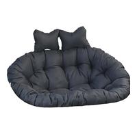 Générique Coussins de Chaise - Fauteuil Suspendu hamac Double d'extérieur Luxueux avec Coussin Lavable - Fauteuil Suspendu œuf de qualité supérieure pour Une détente élégante (K)