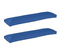 Générique Coussins de Palette pour Banc 2 pcs Bleu Royal 150x40x8 cm Tissu Ox,Coussins de chaises & canapés,4.4KG-42001715