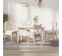 Générique Coussins de siège 4 pcs Crème 40 x 40 cm,Maison & Jardin,Décorations,Coussins de chaises & canapés,Crème,2 KG,42015097