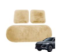 Générique Coussins De Siège Auto pour La Conduite,3 Pièces Housse Chaude pour Siège et Arrière - Coussin de Conduite,pour Voiture Camion Véhicule Confort Hiver Noël Voyage Long Trajet Assis