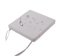 Générique Coussins De Siège pour Chaises De Jardin Et D'extérieur,Imperméables pour Terrasse avec Attaches,Doux Et Confortables pour Mobilier De Jardin,Chaises De Salle à Manger,Light Gray,40x40x5cm