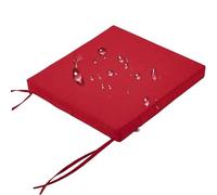 Générique Coussins De Siège pour Chaises De Jardin Et D'extérieur,Imperméables pour Terrasse avec Attaches,Doux Et Confortables pour Mobilier De Jardin,Chaises De Salle à Manger,Rouge,40x40x8cm