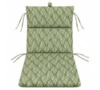 Générique Coussins imperméables et résistants à la décoloration pour chaises de terrasse à Dossier Haut, avec Attaches sécurisées ; Coussin d'assise épais pour chaises de Salle à Manger