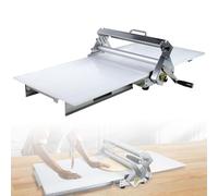 Générique Couteau à pâte en Acier Inoxydable Pliable, épaisseur réglable, idéal pour Caramel et Pizza, Usage Commercial