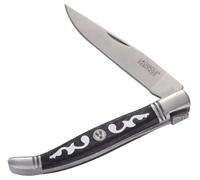 Générique Couteau de Poche Pliant Design Arabesque Gris, Élégance et Robustesse