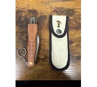 Générique Couteau pour champignons avec brosse et etui