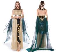 Générique Coutumes d'Halloween pour les femmes Cléopâtre,Déguisement Cléopâtre Femme | Egypte déesse reine robe Costumes d'Halloween pour les femmes